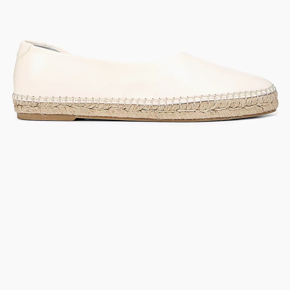 Vince Tita Leather D'Orsay Espadrilles